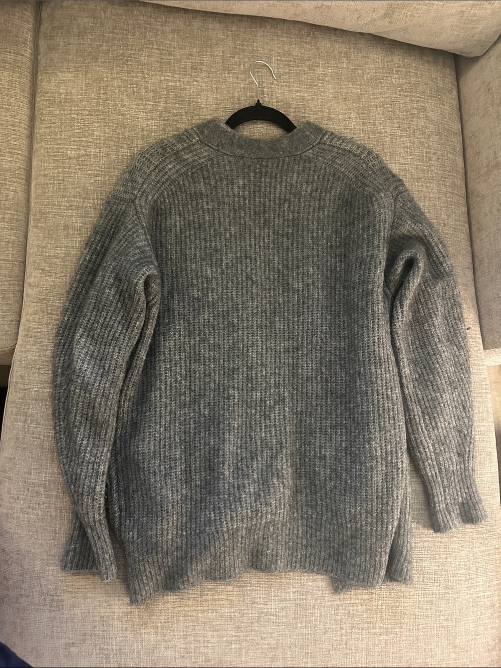 Wilfred Gray Ribbed Button-Front Teddy Jacket - Picture 2 of 2